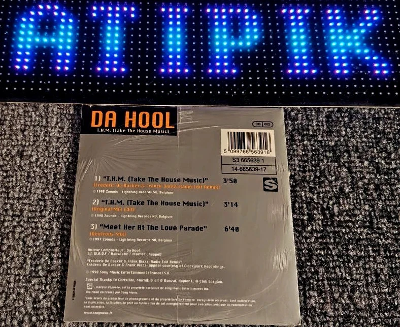 ♦ CD new rare: Da Hool - T.H.M. (Take The House Music) (24 years) – photo 4